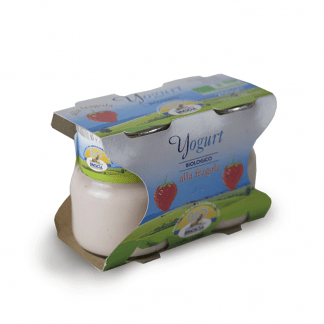 yogurt biologico alla fragola