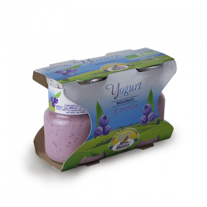 yogurt biologico al mirtillo