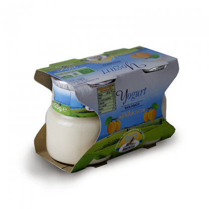 yogurt biologico all'albicocca