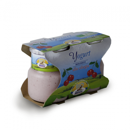 yogurt biologico alla ciliegia