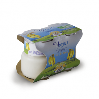 yogurt biologico alla banana